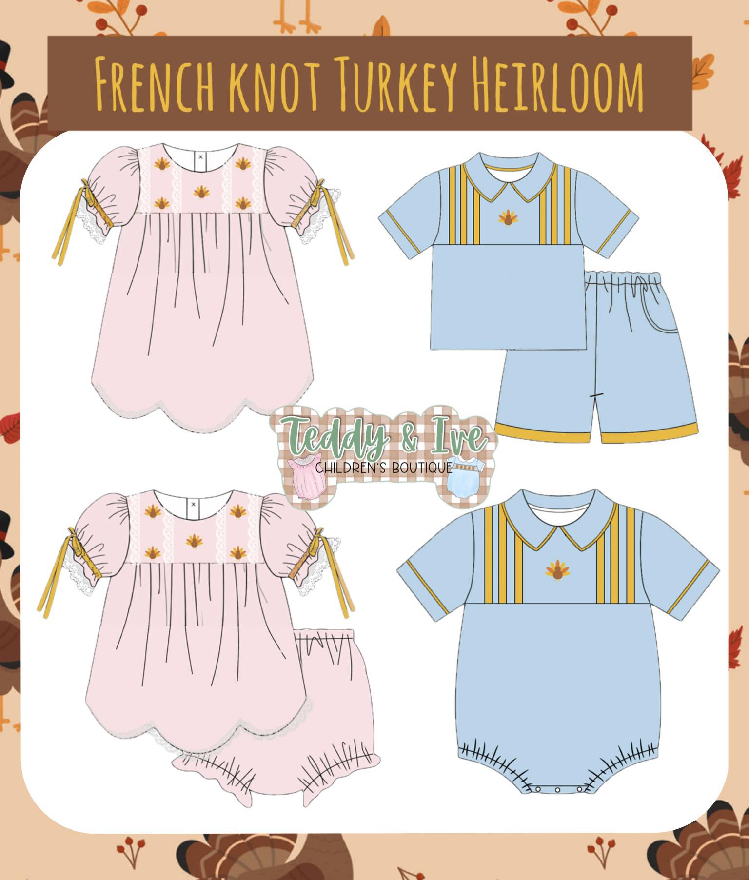 French Knot Turkey Heirloom Collection