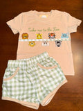 Take Me To The Zoo Shorts Set (Boys)